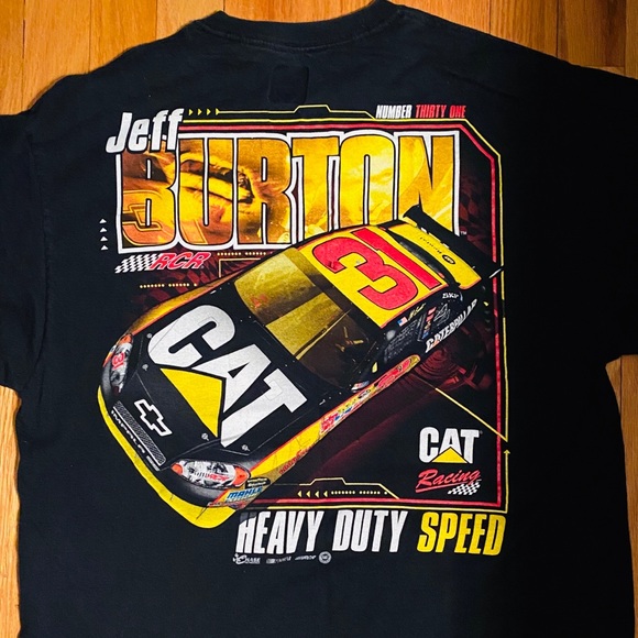 Men’s Large NASCAR T-Shirt: Jeff Burton-31 CAT - Picture 5 of 5